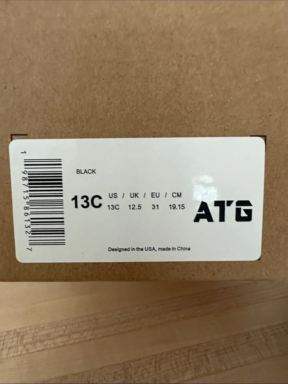 Black Kid's ATG Shoe
